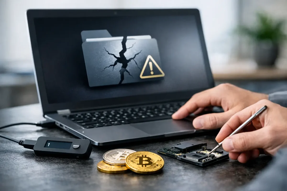 Repair a Corrupted Crypto Wallet File Safely